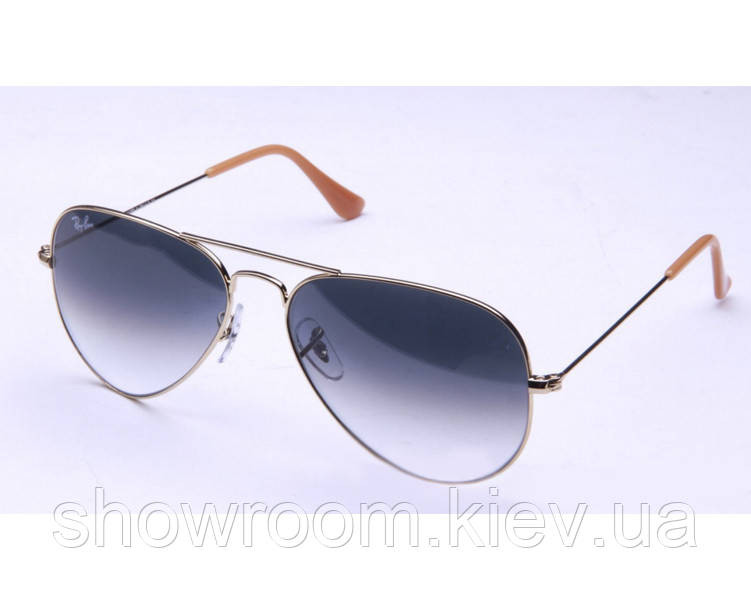 Жіночі сонцезахисні окуляри RB 3026 aviator large metal 001/32 (Lux) Київ - фото 2