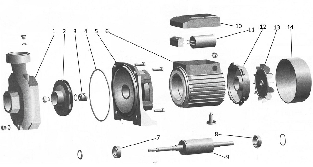 Насос відцентровий Optima 2DK-20 1,5кВт (000008693) Київ - фото 5