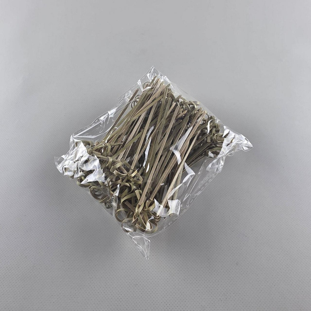 Бамбуковые деревянные шпажки с узелком 10см,100 шт (1 пачка) Харьков - изображение 2