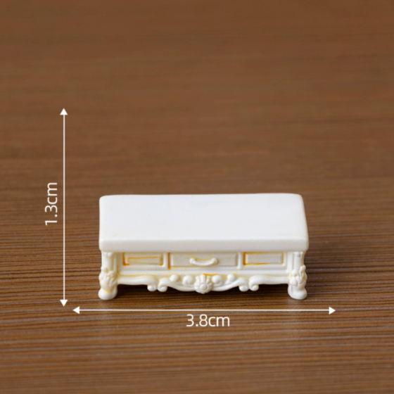 Набір мініатюрних меблів у стилі Рококо для мікроландшафту та лялькових будиночків (5 предметів) Одеса