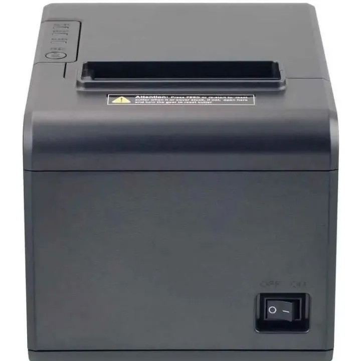 Друкарка чеків Xprinter XP-Q804S (термодрук, 260мм/с, стрічка 80мм, USB+Serial+Lan,авторізак,чорний) Вінниця - фото 1
