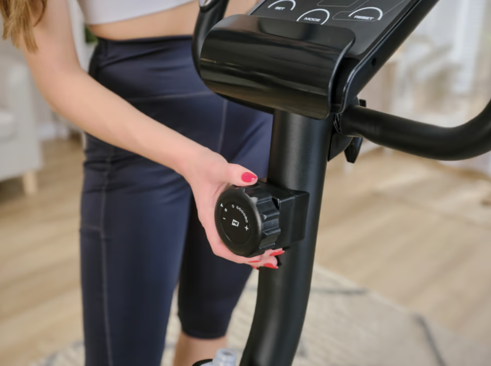 Велотренажер Hop-Sport HS-2080 Spark чорно-золотистий (2020) Київ - фото 2