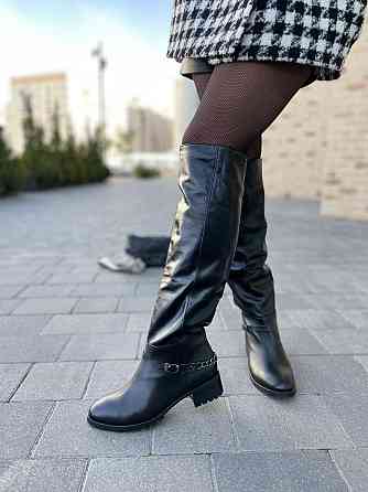 Valiente Чоботи жіночі VALIENTE Зарина чорні (весна-осінь, шкіра натуральна) (4036) лише 38р. 3 Коломыя