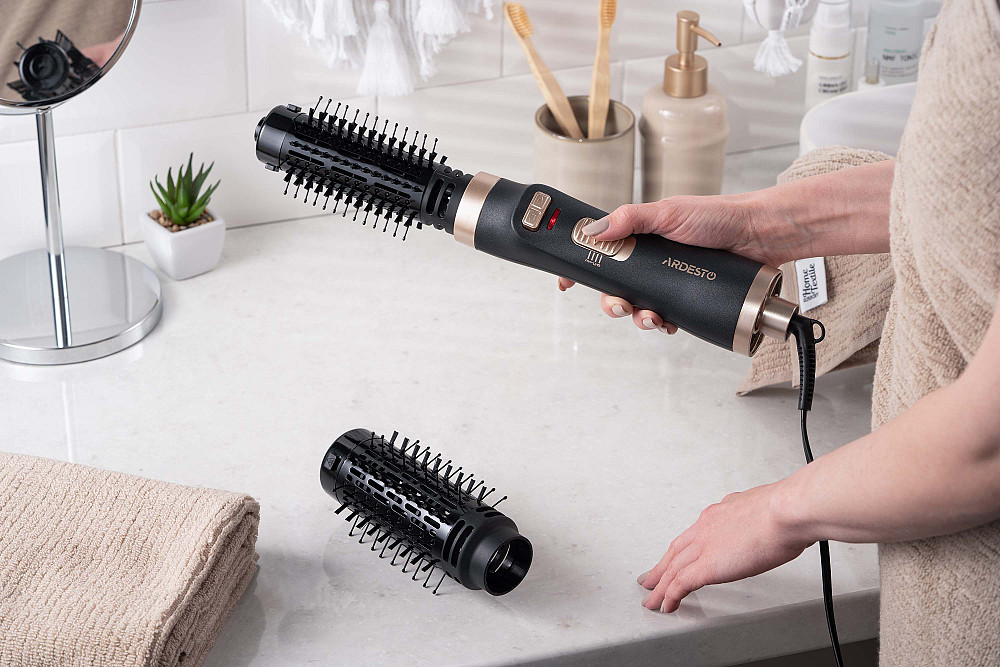 Фен-щітка ARDESTO Gemini, 1000Вт, 2 режими, чорний Київ - фото 5