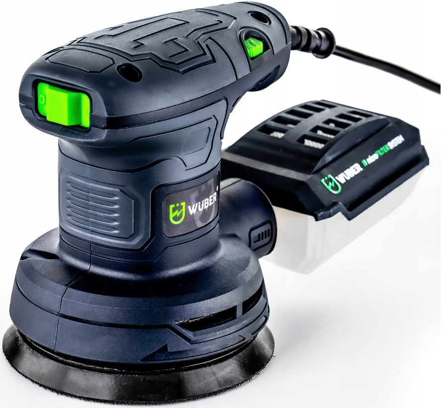 Шліфмашина ексцентрикова Wuber 350Вт 220-240В 125мм (Польща) Київ - фото 7