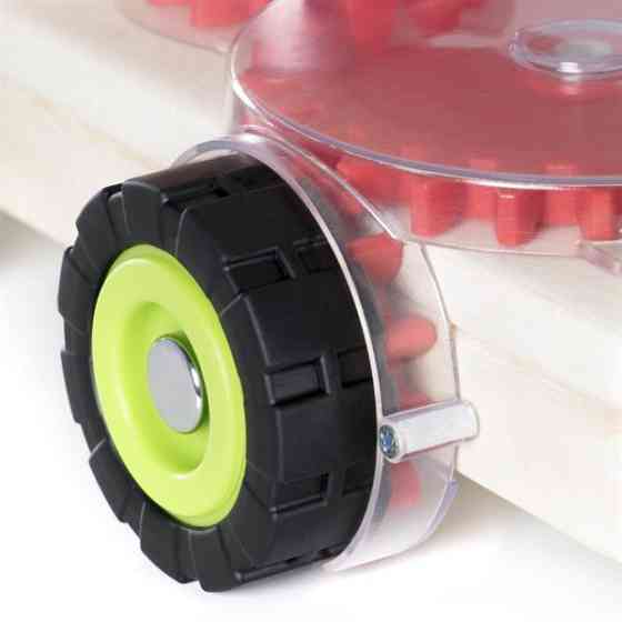 Велика машинка Guidecraft Block Science Trucks Бетоновоз дерев'яний 38 см (G7530) Харків