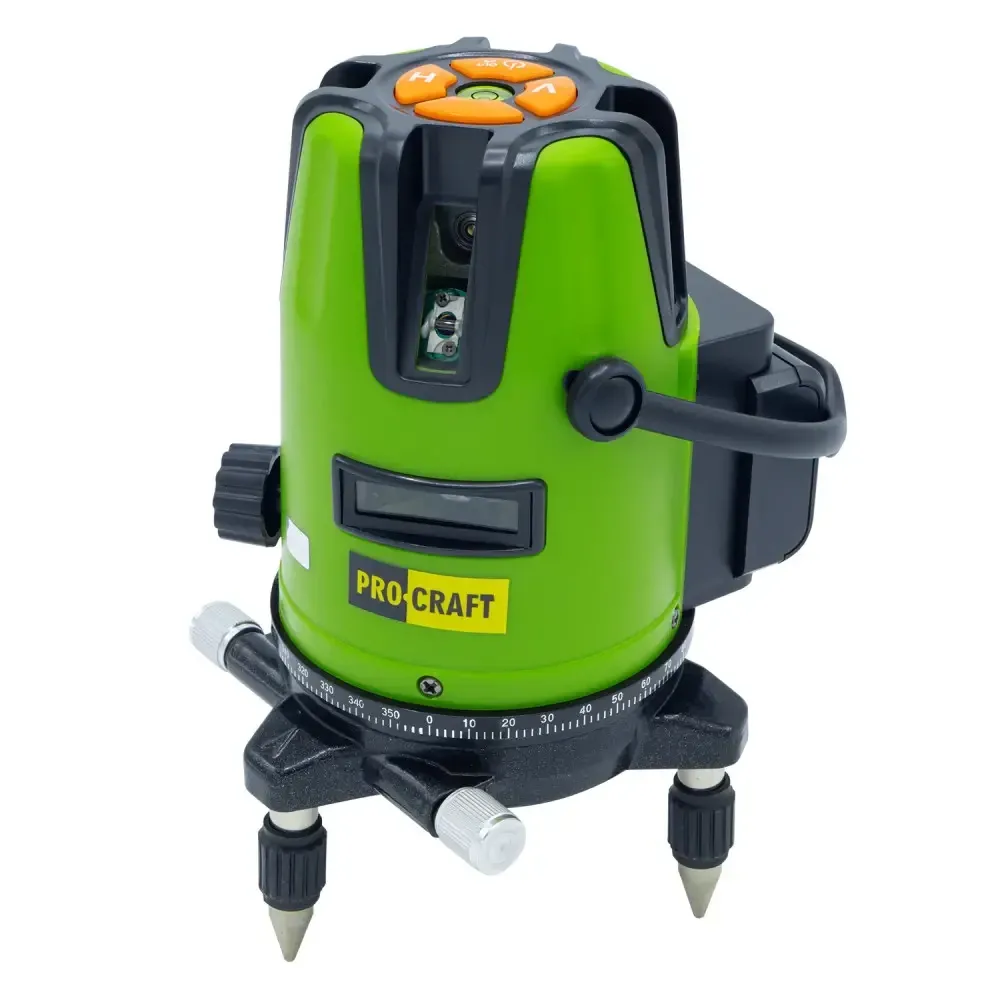 Лазерний рівень Procraft LE-5D з зеленим діодом,Професійний лазерний рівень для будівництва АКБ 2шт Львів - фото 9