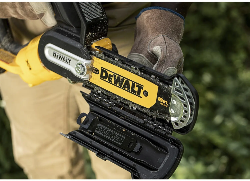 Професійна міні-пилка ланцюгова акумуляторна безщіткова DeWALT DCMPS520N : без АКБ, шина 20см (DCMPS520N) Київ - фото 9