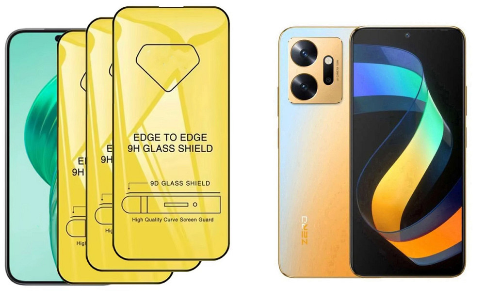 Захисне скло DefenzoGlass для Infinix Zero 20 – подвійна міцність Київ - фото 1