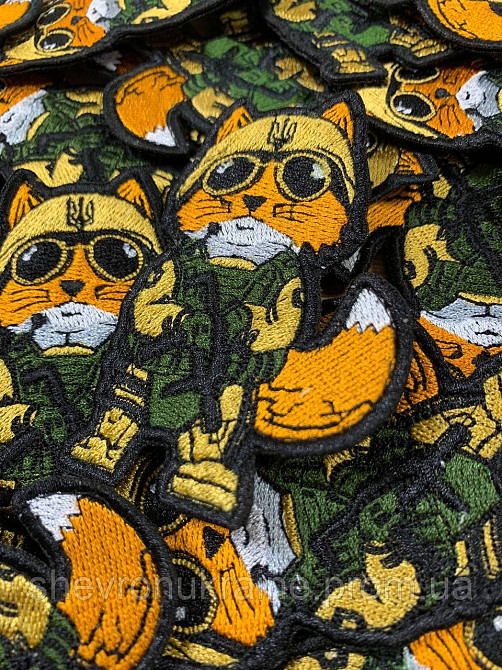 Шеврон Лисица (Форма контурная. На липучке) Размер 9x6см Киев - изображение 2