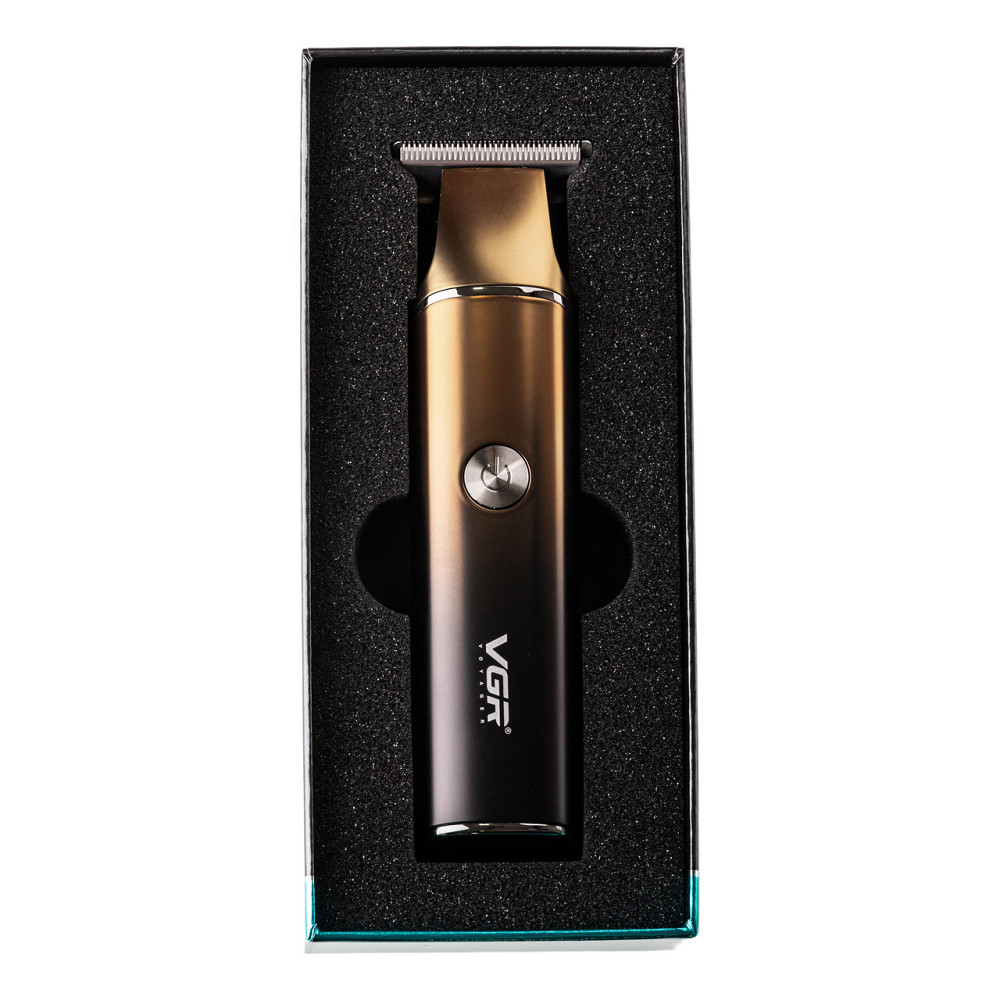VGR Тример для стрижки VGR V-986 з насадками та USB, золото Коломия - фото 9