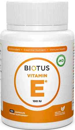 Витамин Е Biotus Vitamin Е 100 МЕ 100 капс Киев