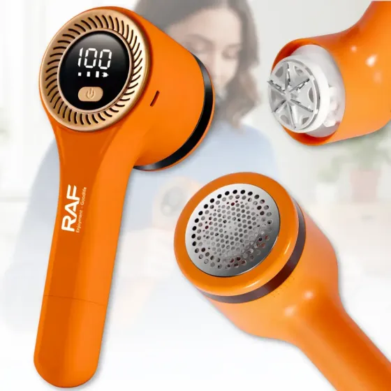 Машинка для видалення ковтунців RAF R4109 акумуляторна, 6 лез, 3 швидкості, LED дисплей, USB Одеса