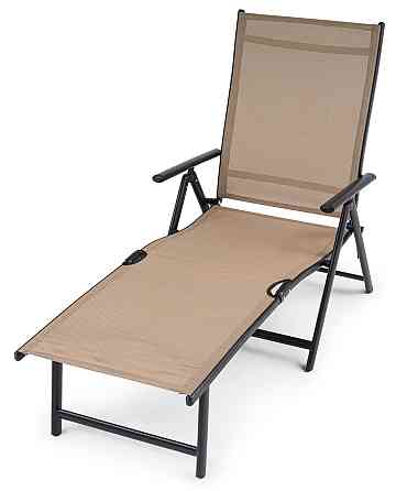 Садовий шезлонг з алюмінієвою рамою Di Volio Bolzano бежевий Киев