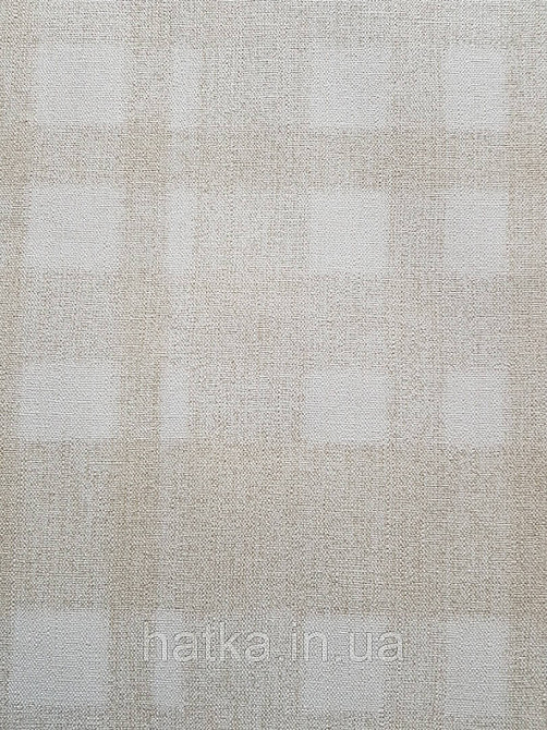 Шпалери вінілові на флізелін гарячого тиснення Marburg Natural vibes метрові клітка під тканину пісочний Київ - фото 3
