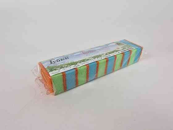 Губка кухонна для посуду 10 шт. Turbo (Супер Торба) (1 пачка) Харків