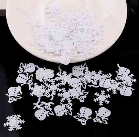 Новогодний конфетти Снеговики 15 г белый Киев