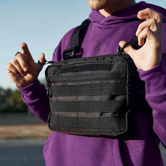 Мужская военная сумка через плечо, Борсетка сумка через плечо мужская рюкзак слинг AW-21 Львов