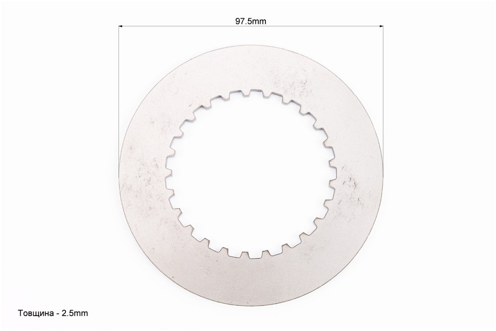 Диски зчеплення проміжний b-2,5mm, метал Киев - изображение 2