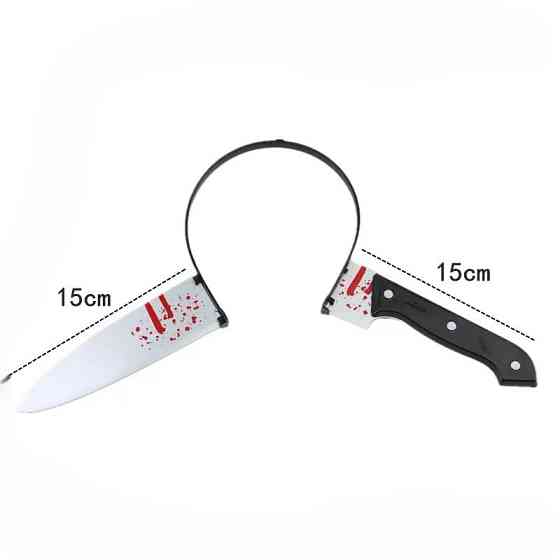 Обруч на Хэллоуин Нож one size разноцветный Киев