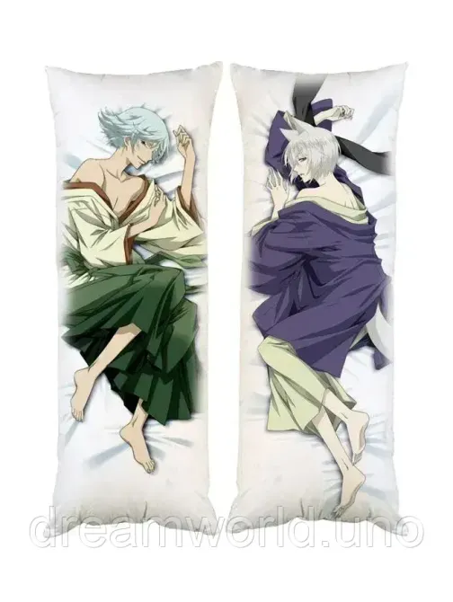 Подушка дакимакура Томоэ и Мидзуки Очень приятно Бог декоративная ростовая подушка для обнимания двухсторонняя 40х120 Харьков - изображение 1