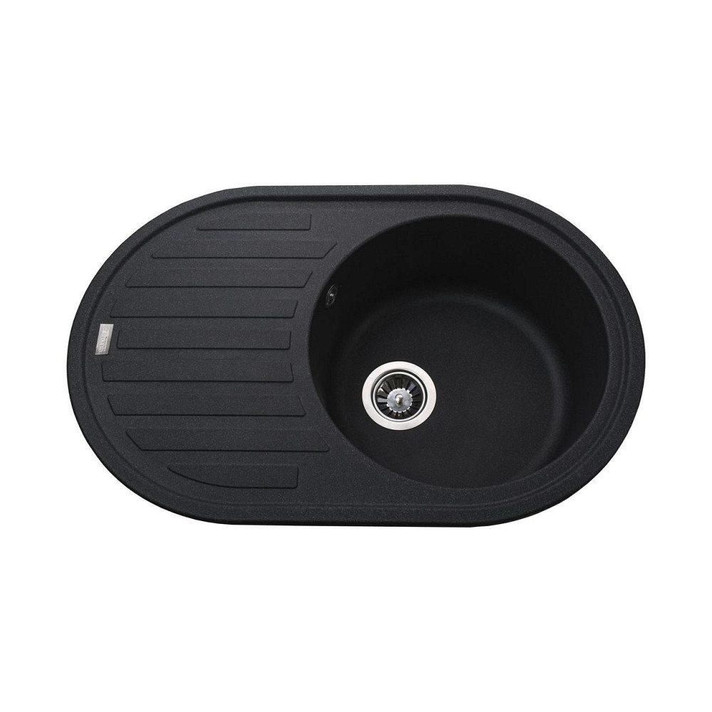 Гранитная мойка Globus Lux OHARA графит 770х500мм-А0001 Киев - изображение 1