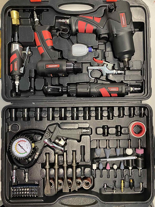 Набір пневмоінструменту 57 од. AEROPRO RP7857 Одеса - фото 4