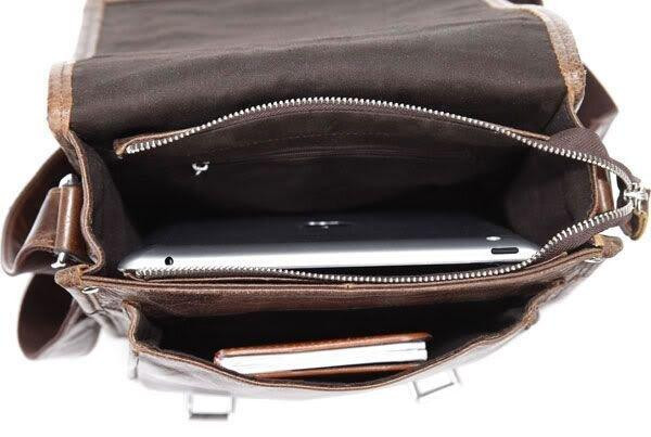 Сумка мужская Vintage 14093 Коричневая Киев - изображение 8