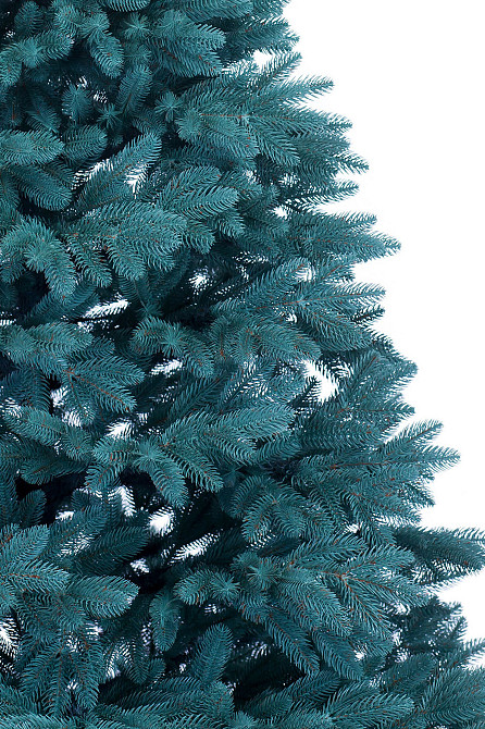 Искусственная пушистая елка Элит (высота 2.80 м) литая (Голубая) Киев - изображение 9