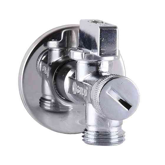 Кран шаровый угловой с фильтром ARCO 1/2″x1/2″ 02400MAC (000005743) Киев