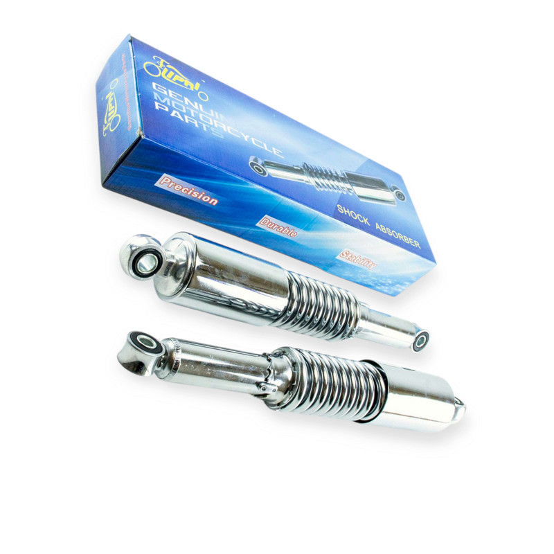 Амортизатор DELTA, Минск 340мм регулируемые длинный стакан хром (пара) LIPAI задний Мукачево - изображение 1