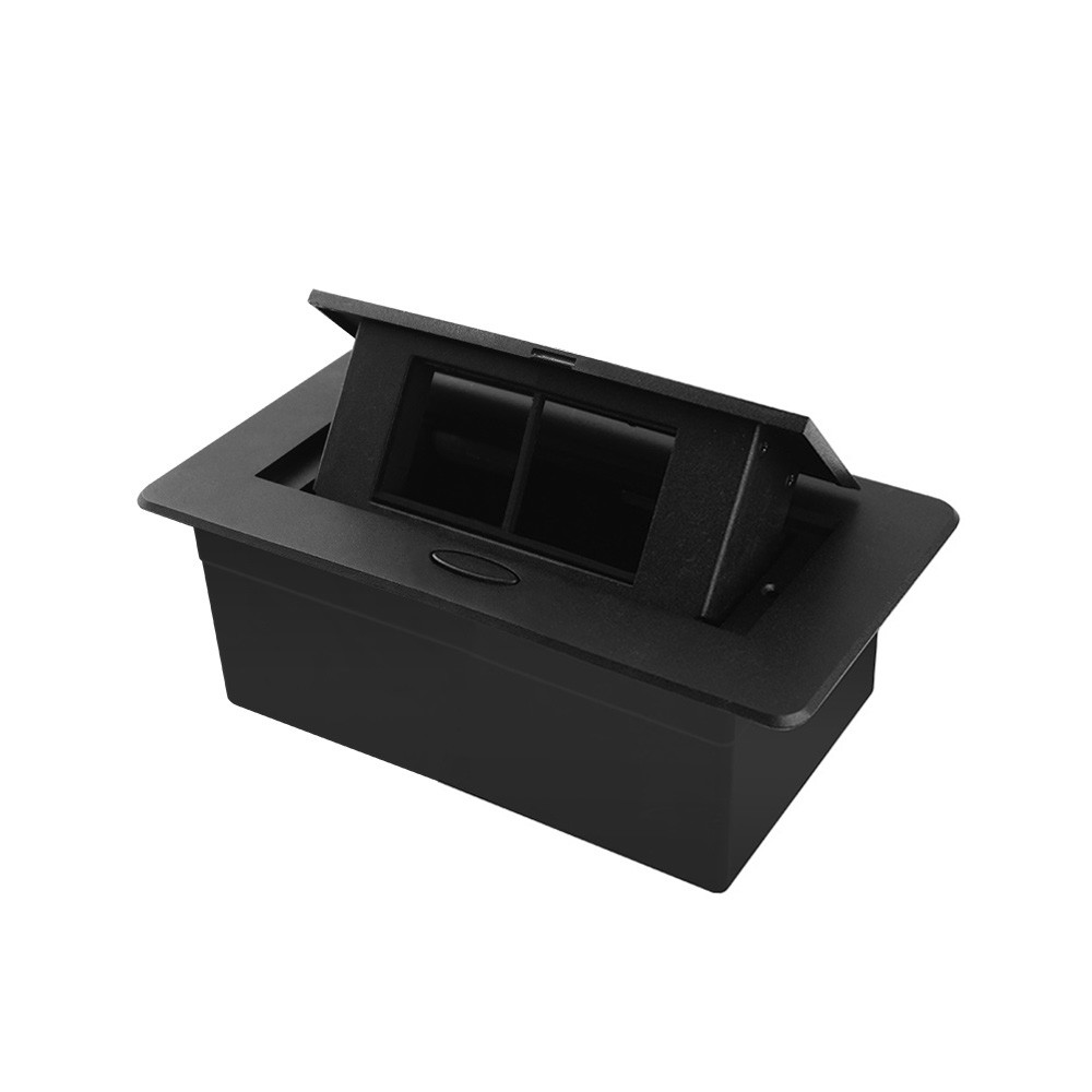 LIVOLO Розетковий люк LIVOLO чорний, вбудований у стільницю, меблевий пустий корпус без розеток Коломия - фото 1