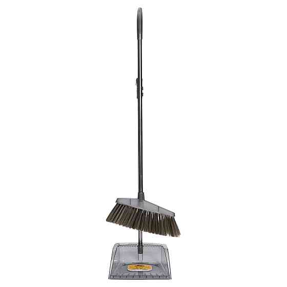 Household Комплект для прибирання віник (щітка) та совок з довгою ручкою 25×25×95 (см) набір ві Коломия