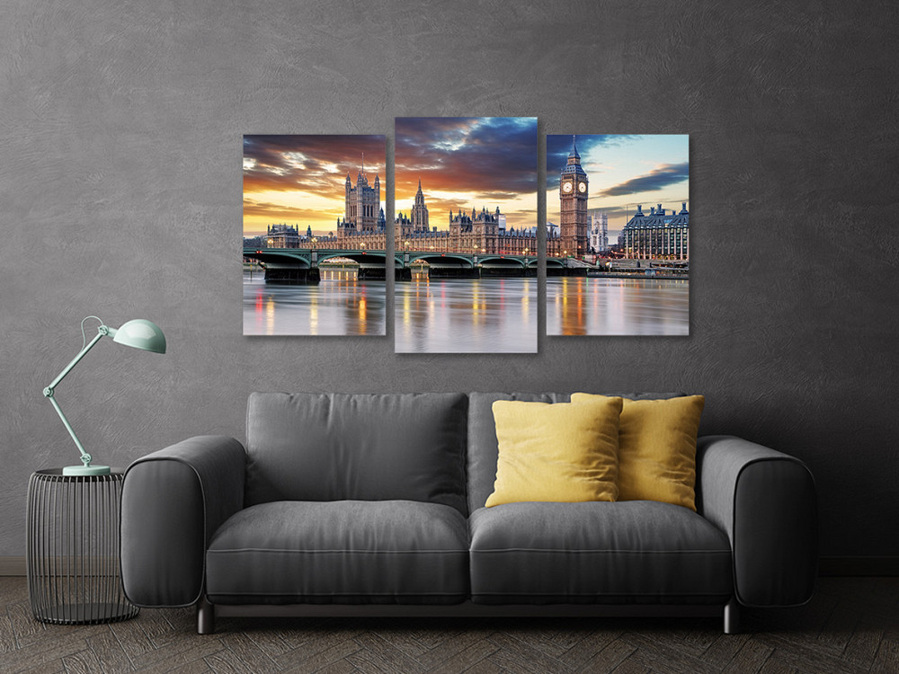 Модульная картина в гостиную / спальню   Лондон    Art-719_3 100x150 см Київ - фото 3