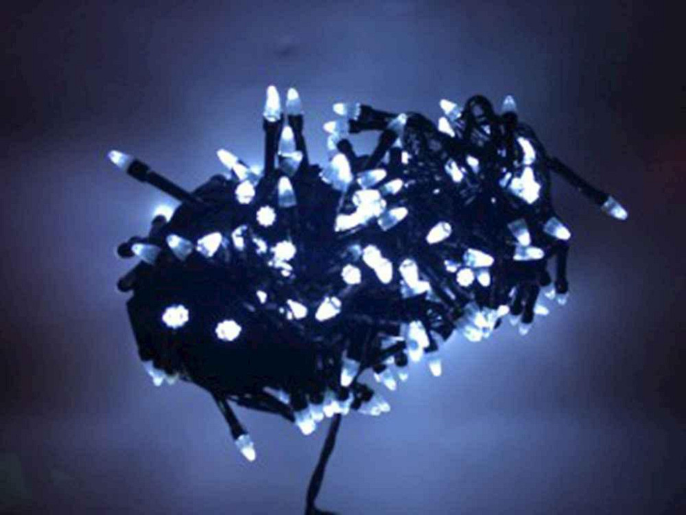 Гирлянда Конус 300LED белый 15м. черный провод 1230-03 ТМ КИТАЙ Solmir Киев - изображение 1