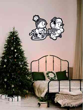 Декоративне настінне Панно «Сніговик», Декор на стену Київ