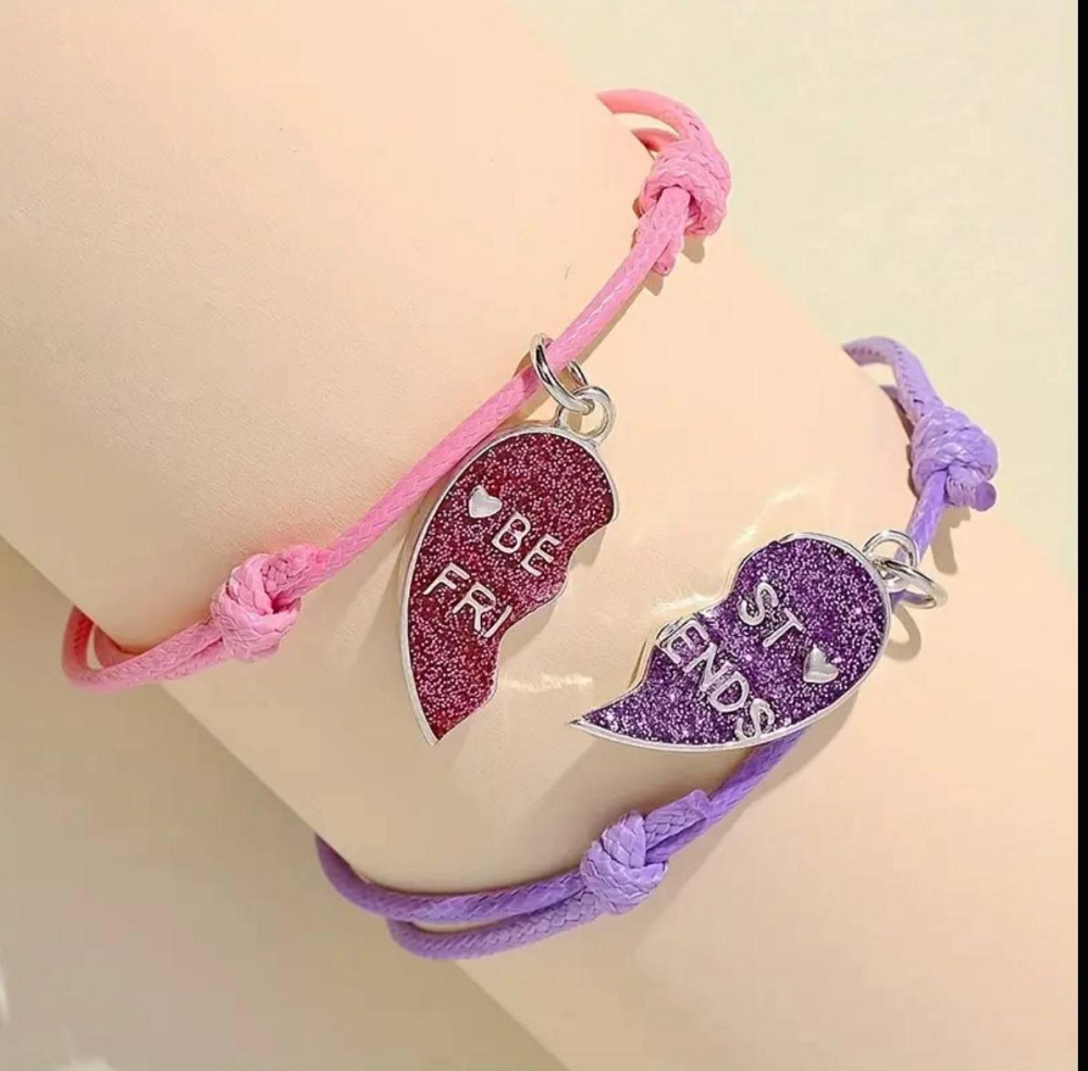 Браслеты Best Friends 2 шт – парные браслеты для подружек Киев - изображение 4