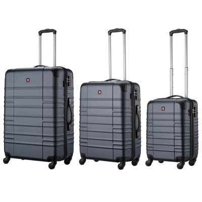 Набір валіз Wenger Amplar 3 в 1 (S,M,L) пластик, 4 колеса, синій (653150) Вінниця - фото 1