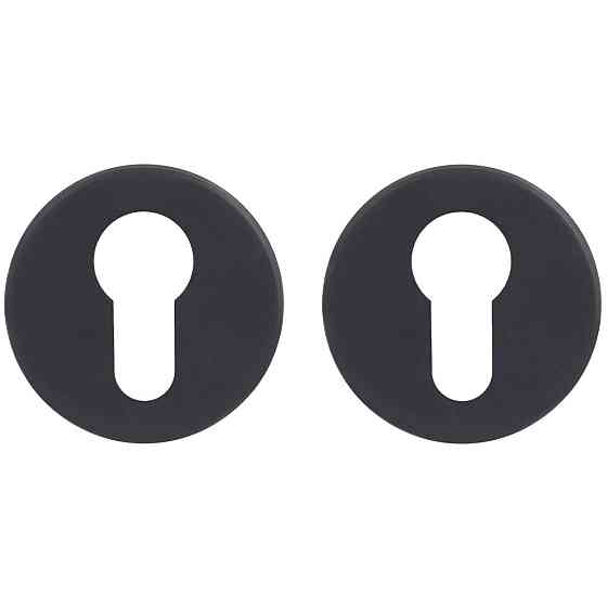 Дверна накладка під ключ Fimet 208 F NO матовий чорний Київ