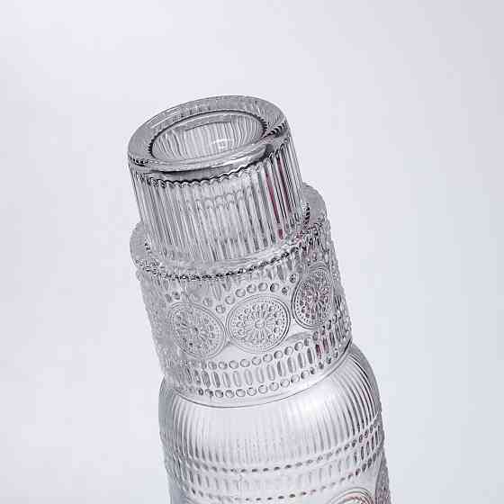 Кувшин з стаканом 700 мл для напоїв прозорий Київ