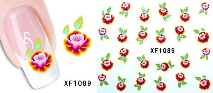 Наклейки для ногтей XF1089 Киев - изображение 2