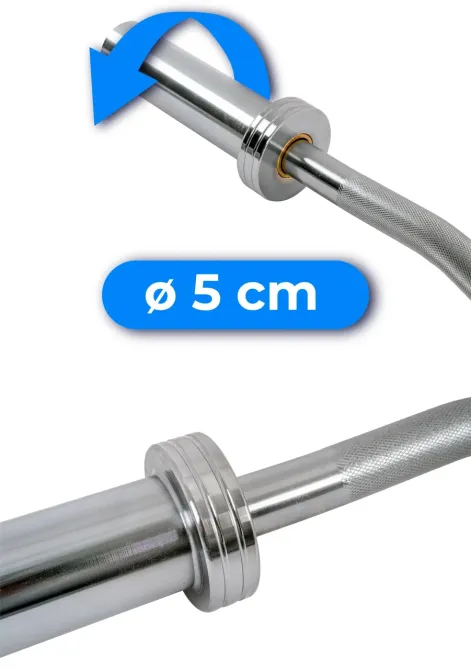 Гриф олимпийский легко ломаный 120/50 THUNDER Киев - изображение 5