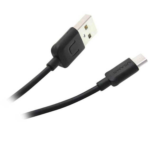 Кабель USAMS Micro USB U-Turn US-SJ098 Black Киев - изображение 1