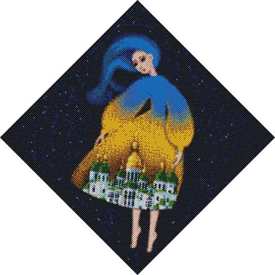 УЦІНКА! Алмазна мозаїка "Берегиня Софіївська" @mosyakart AMO7240-UC 40х40 см Вінниця