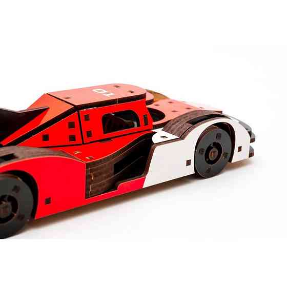 Дерев'яний 3D конструктор Racing Car Puz-01037, 146 деталей Вінниця