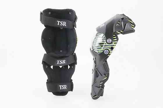 Наколінники захисні (коліно+гомілка) к-кт 2шт, Чорно-Зелені Київ