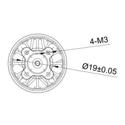Двигун для дрона Hobbyporter 3115 640KV (HP3115-KV640) Вінниця