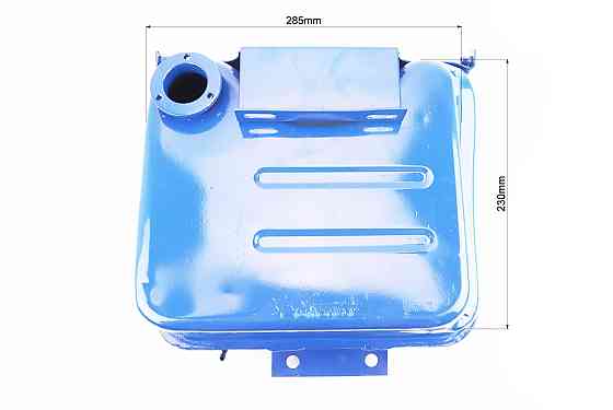 Бак паливний R195NM, 285x230x180mm, потайна горловина, отвір під кран паливний + фара Київ