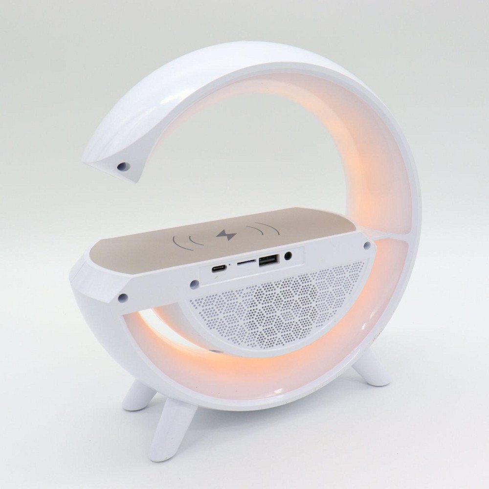 Нічник з бездротовою зарядкою та Bluetooth колонкою BT-3401 / Світлодіодна лампа-нічник Київ - фото 8