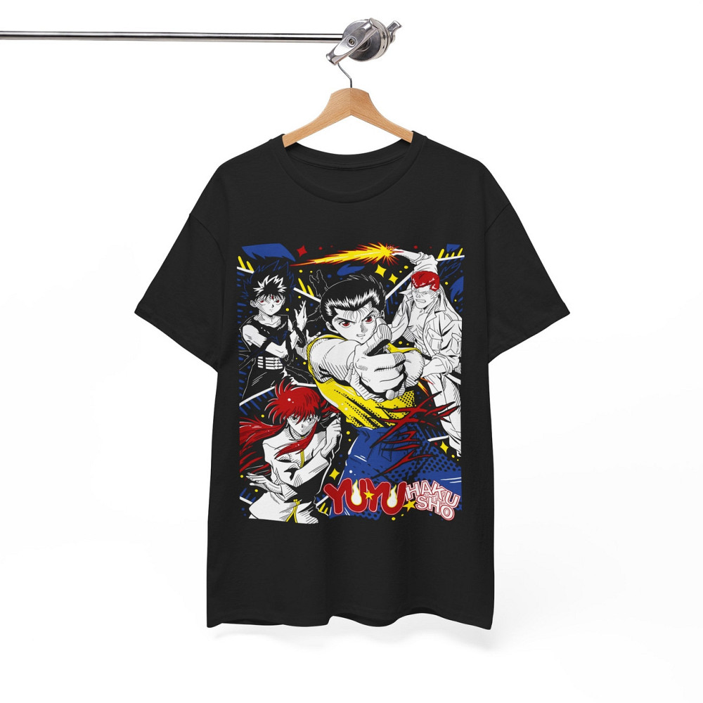 Футболка аниме Йу Йу Хакусхо Йусуке оверсайз (S/M/L) Черний AnimeJ0155 Днепр - изображение 7